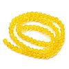 Transparent Glass Beads Strands GLAA-F029-4mm-22-2