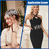 1Bag Zinc Alloy & Resin Rhinestone Hair Bobby Pins Sets AJEW-FG0005-23-5