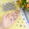 150Pcs 3 Style Tibetan Style Alloy Pendants FIND-SC0003-72-3
