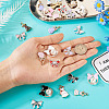  26Pcs 13 Styles Alloy Enamel with Crystal Rhinestone Pendants ENAM-TA0001-68-14