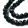 Opaque Solid Color Glass Beads Strands X-EGLA-A034-P4mm-D12-2