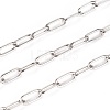 304 Stainless Steel Paperclip Chains CHS-F010-01D-P-2
