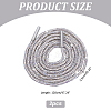 Rubber Rhinestone Shoelaces AJEW-WH0752-498B-2