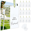 24Pcs 2 Sets Paper Seat Reserved Sign Hanging AJEW-CN0006-21B-1
