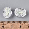 Handmade Foil Glass Beads Strands FOIL-N033-02H-4