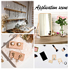 20Pcs 5 Styles Wooden Earring Organizer Boards EDIS-NB0001-07-6