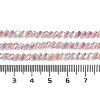 Electroplate Glass Beads Strands GLAA-Q105-04B-4