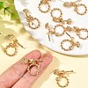 SHEGRACE Brass Toggle Clasps XGRQ5S543-850-G-4