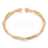 Iron Braided Round Snake Chains Choker Necklaces NJEW-T016-03G-1