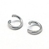 Tarnish Resistant 304 Stainless Steel Jump Rings X-STAS-E043-8x1mm-2