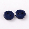 2-Hole Flat Round Resin Sewing Buttons for Costume Design BUTT-E119-36L-11-2