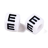 Large Hole Acrylic Letter European Beads SACR-Q103-6mm-01E-3