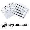 40 Sheets 4 Patterns PVC Waterproof Self-Adhesive Sticker Sets STIC-OC0001-11A-1