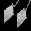 Natural Quartz Crystal Pointed Dowsing Pendulums G-K338-13P-07-2