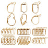 48Pcs 6 Styles Brass Leverback Earring Findings KK-AR0003-59G-1