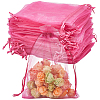 100Pcs Organza Bags Jewellery Storage Pouches Wedding Favour Party Mesh Drawstring Gift OP-SP0001-01C-1