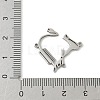 304 Stainless Steel Connector Charms STAS-F326-12P-3