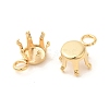 Ion Plating(IP) 304 Stainless Steel Charms Rhinestone Claw Settings STAS-U025-02B-G-2