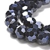 Electroplate Opaque Glass Beads Strands LS-EGLA-A035-P8mm-A18-3