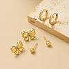 3 Pairs Sweet Bowknot Brass Earring Sets LE1434-1