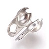 304 Stainless Steel Bead Tips STAS-WH0010-01P-4mm-2