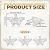 12Pcs Alloy Pendants FIND-LP0005-12-2