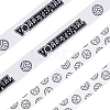 2 Rolls 2 Styles Polyester Sport Ball Printed Grosgrain Ribbon for Sewing Decoration OCOR-GF0004-32A-5