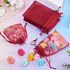 50Pcs Organza Bags Jewellery Storage Pouches Wedding Favour Party Mesh Drawstring Gift OP-TA0001-16D-6