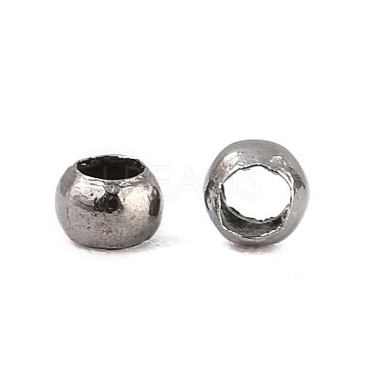 Brass Crimp End Beads X-E002-B-1