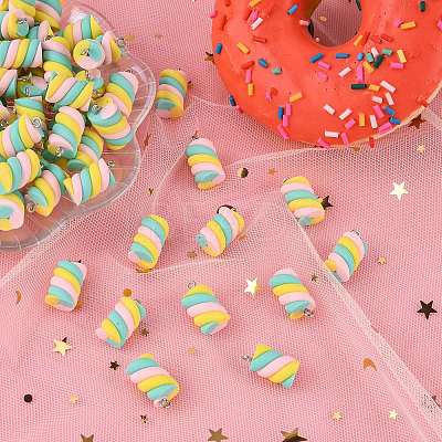 Handmade Polymer Clay Charms LS-X-CLAY-T016-83B-1