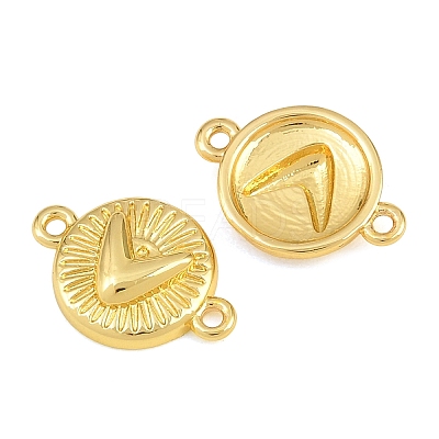 Brass Connector Charms KK-CBA57A9-03G-01-1