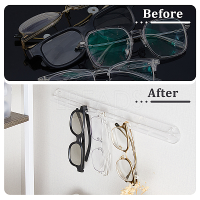 6 Sets Acrylic Sun Glasses Storage Display Stands ODIS-FH0001-23-1