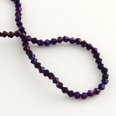 Electroplate Glass Bead Strands LS-EGLA-R094-4mm-05-1