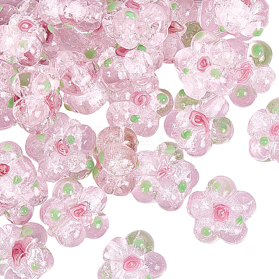 40Pcs Handmade Lampwork Beads LAMP-PA0001-11C-1