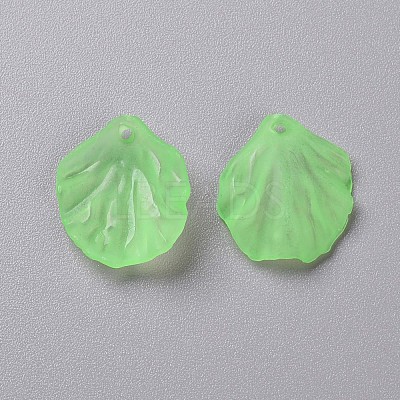 Transparent Frosted Acrylic Pendants MACR-S371-01A-733-1