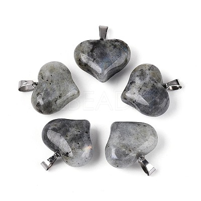 Natural Labradorite Pendants G-N361-01P-02-1