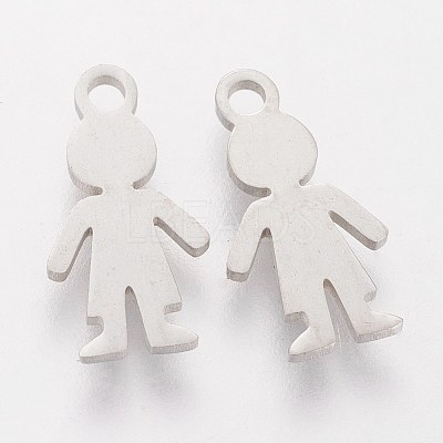 Tarnish Resistant 304 Stainless Steel Charms STAS-Q201-T127-1