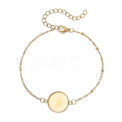 304 Stainless Steel Cable Chain Satellite Chain Bracelet Making BJEW-JB13163-04-1