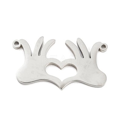 Non-Tarnish 304 Stainless Steel Pendants STAS-Q255-07P-1
