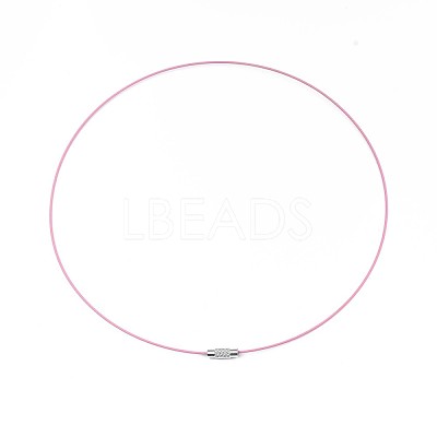 Stainless Steel Wire Necklace Cord DIY Jewelry Making X-TWIR-R003-03-1