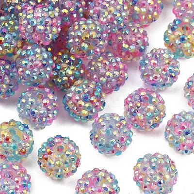 AB-Color Resin Rhinestone Beads RESI-S315-14x16-11-1