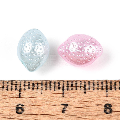 Pearlized Opaque Acrylic Beads SACR-T035-11M-1