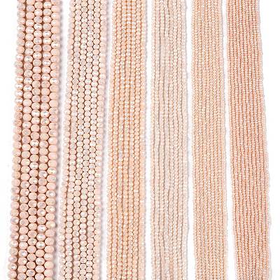 Electroplate Glass Beads Strands LS-EGLA-A044-P8mm-B05-1