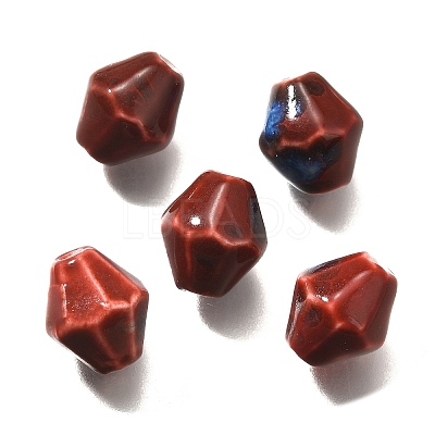 Vintage Style Glazed Ceramic Porcelain Beads PORC-H013-01-08-1