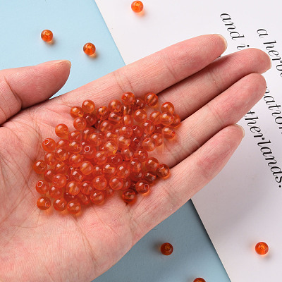 Transparent Acrylic Beads MACR-S370-A6mm-726-1