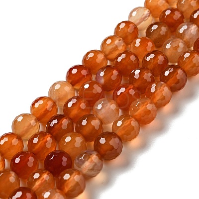 Natural Carnelian Beads Strands G-E571-35C-1
