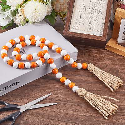 1Pc Wood Beads Pendant Decorations FIND-CN0001-77A-1