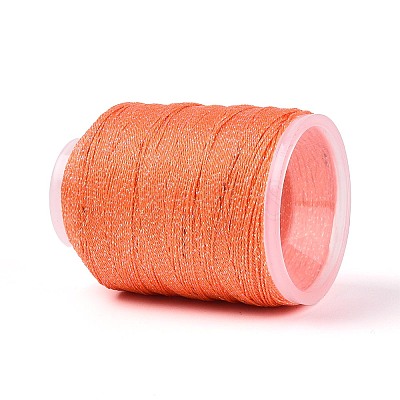 200M 6-Ply Sparkle Polyester Cord with Metallic Thread OCOR-T019-01A-07-1