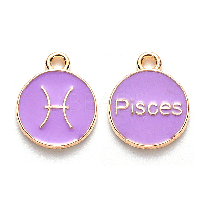 Alloy Enamel Pendants LS-ENAM-S124-01B-01H-1