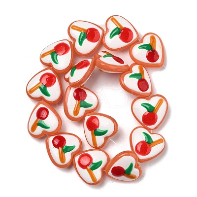 Baking Paint Glass Enamel Beads LAMP-V001-06B-1